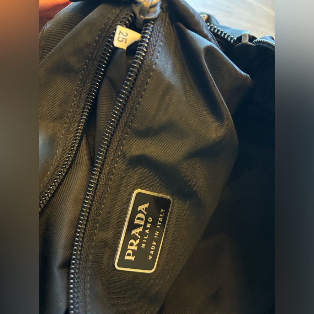 Prada Black Nylon Sling Bag—Unisex - Picture 7 of 7